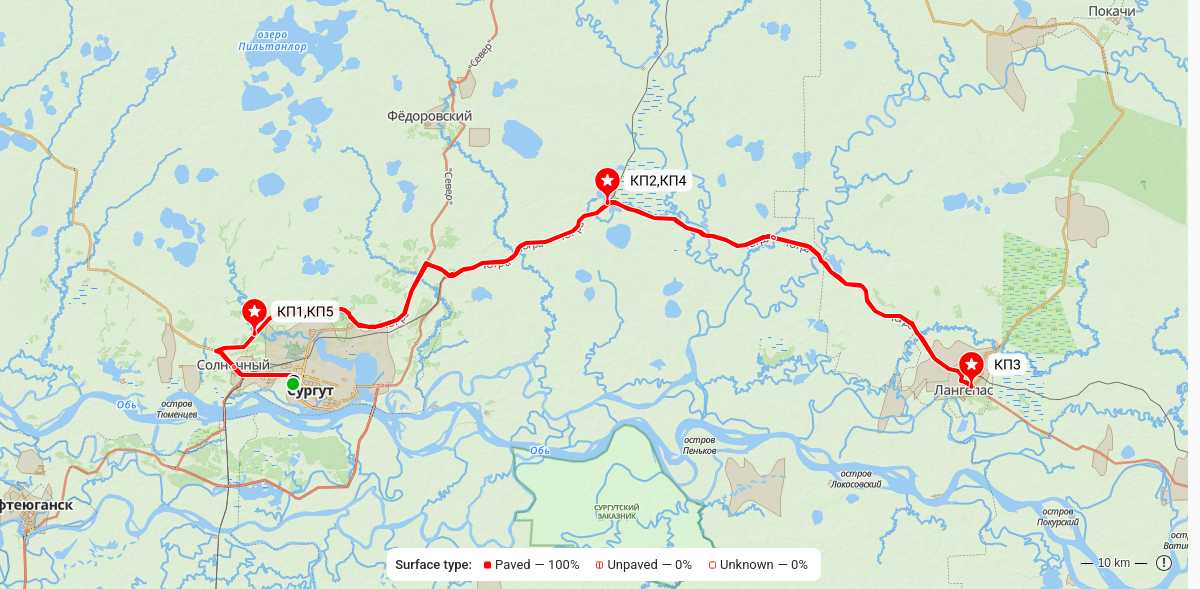 Route map