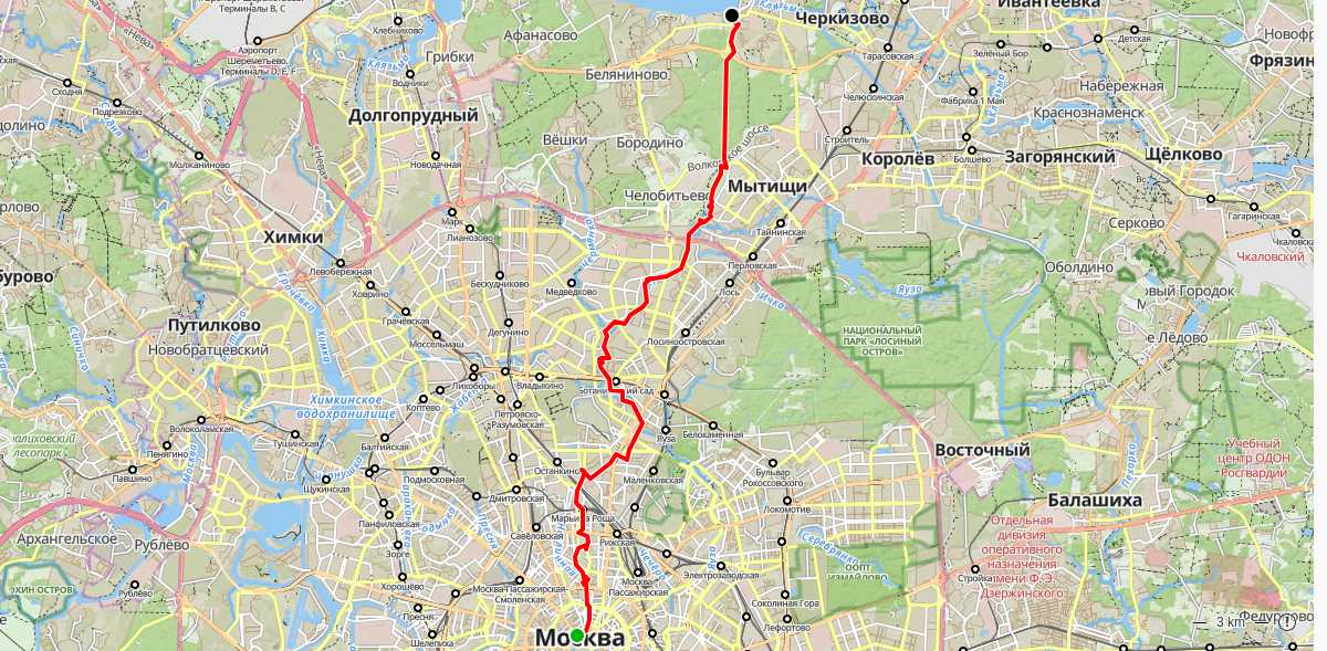 Route map