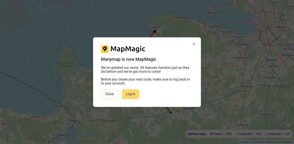 Карта маршрута