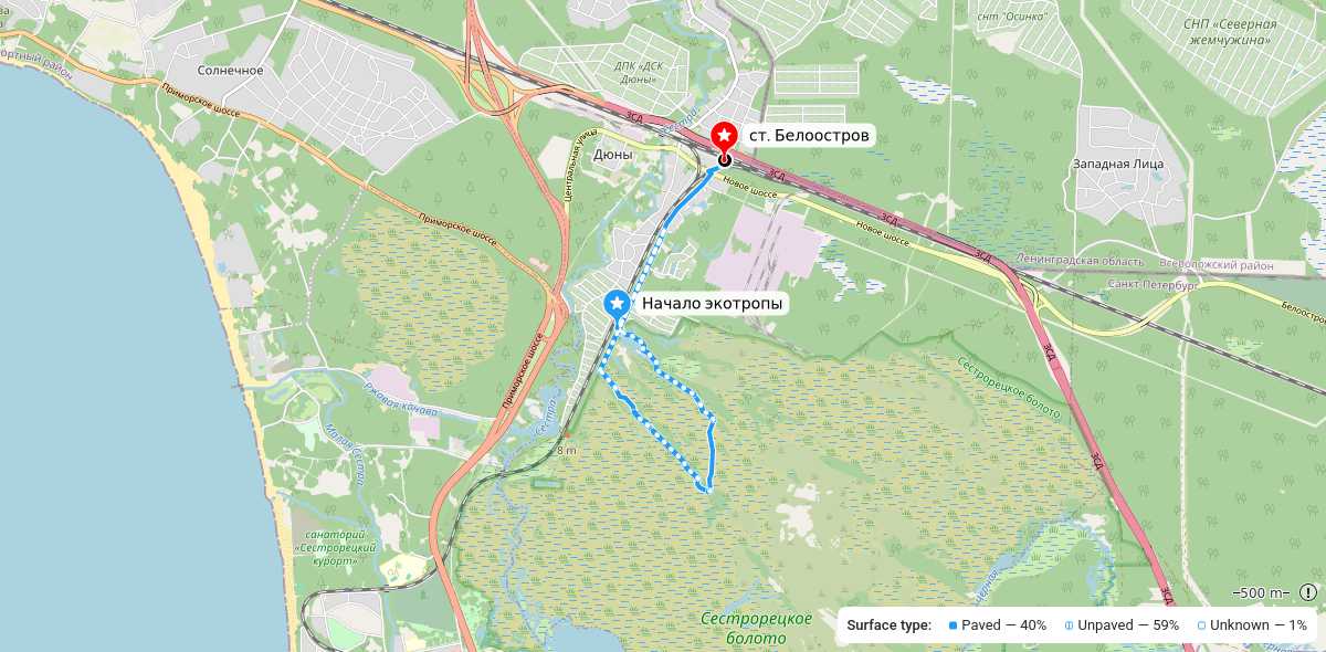 Карта маршрута