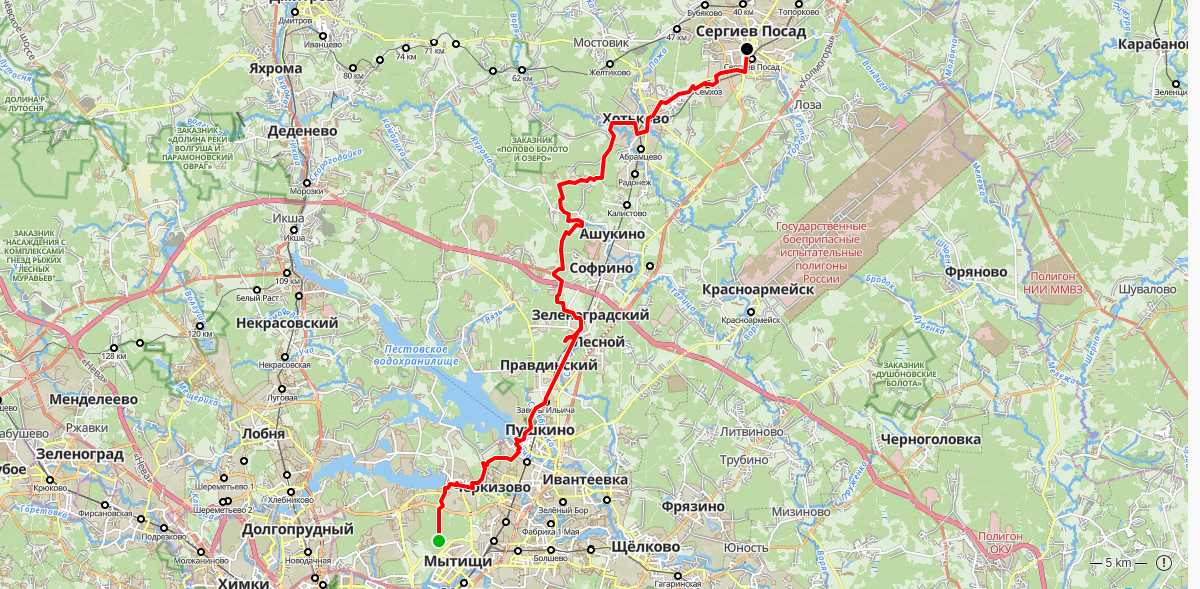 Route map