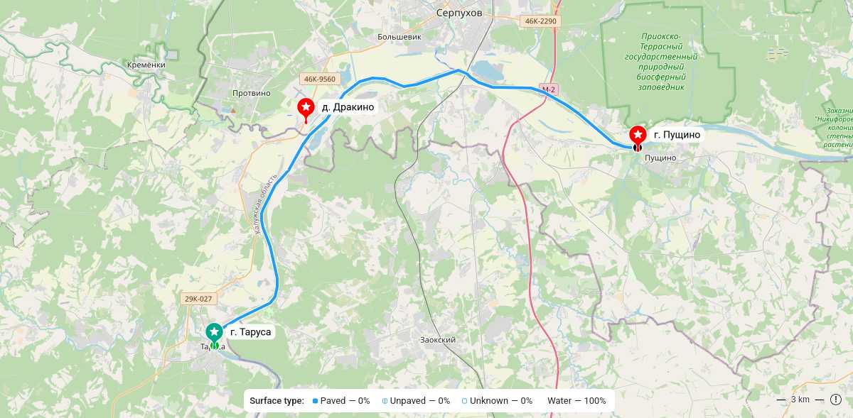 Карта маршрута