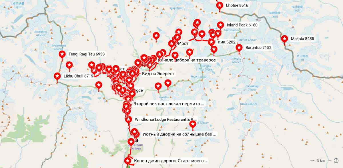 Карта маршрута