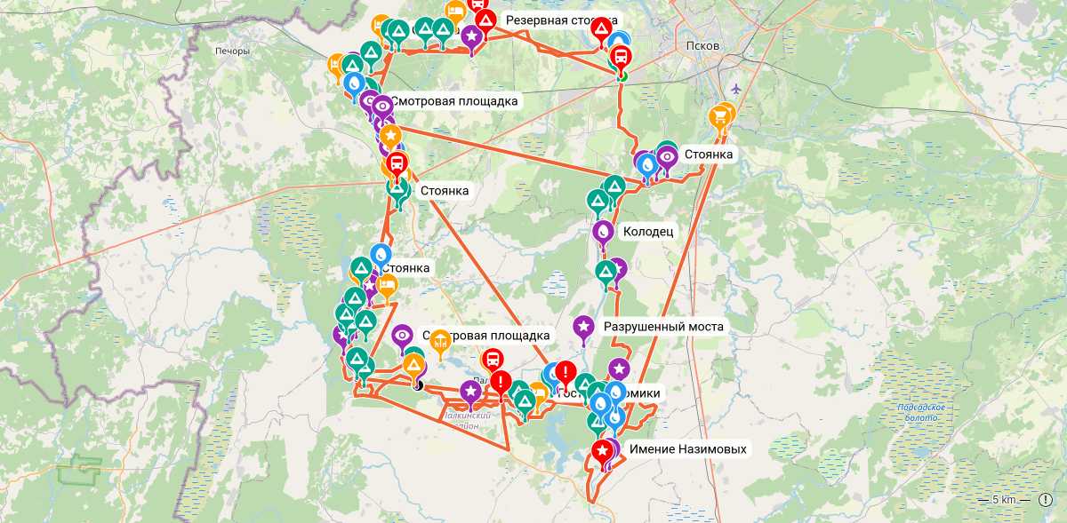 Карта маршрута