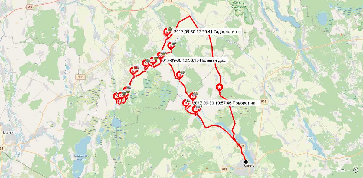 Карта маршрута