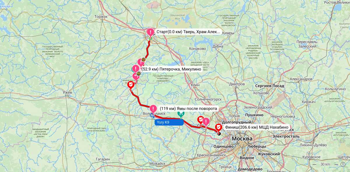 Route map
