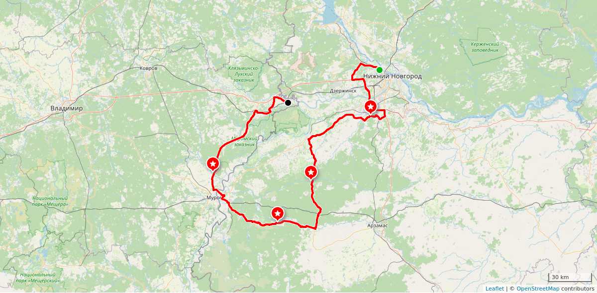 Карта маршрута