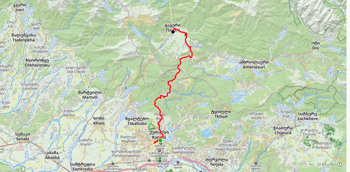 Route map