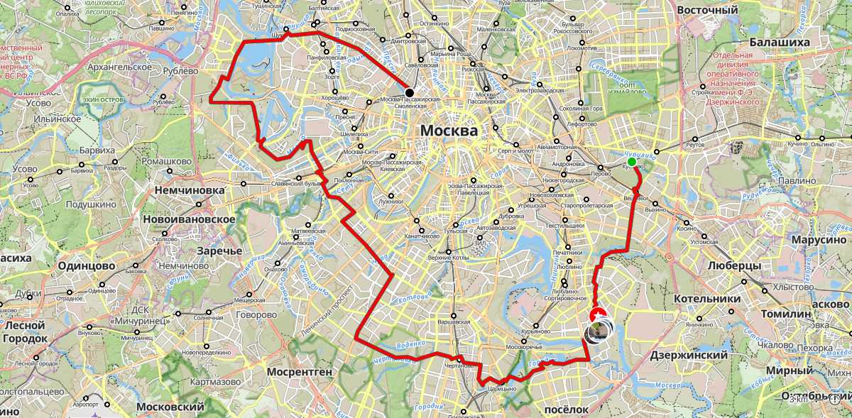 Карта маршрута