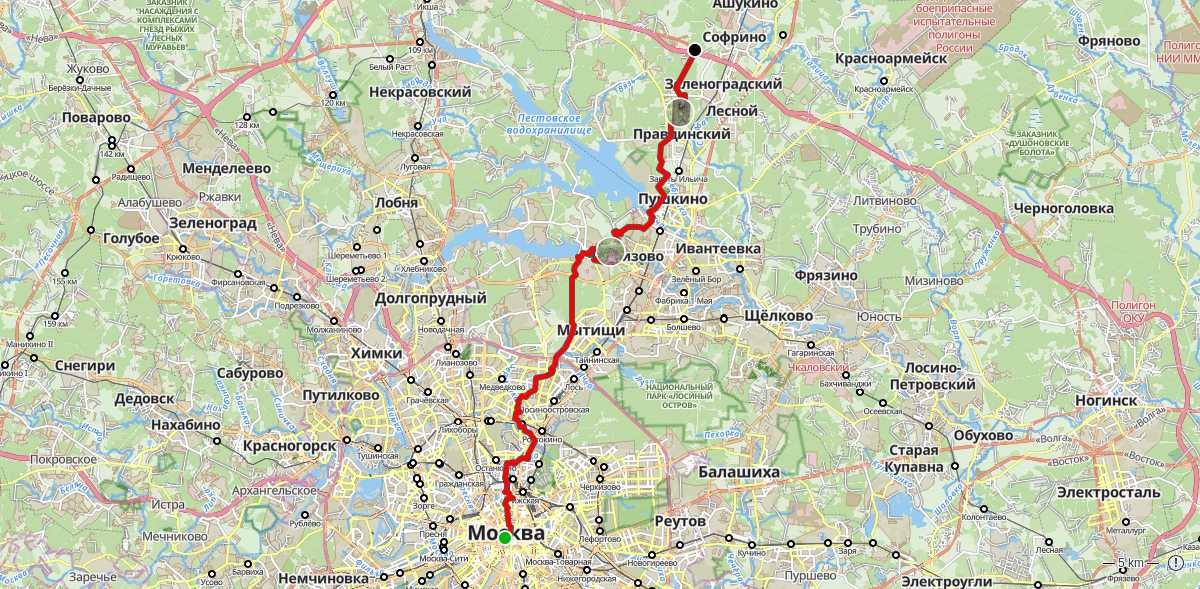 Route map