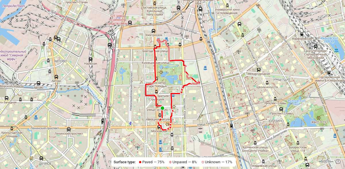 Карта маршрута