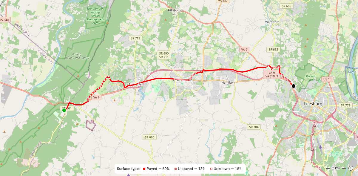 Route map