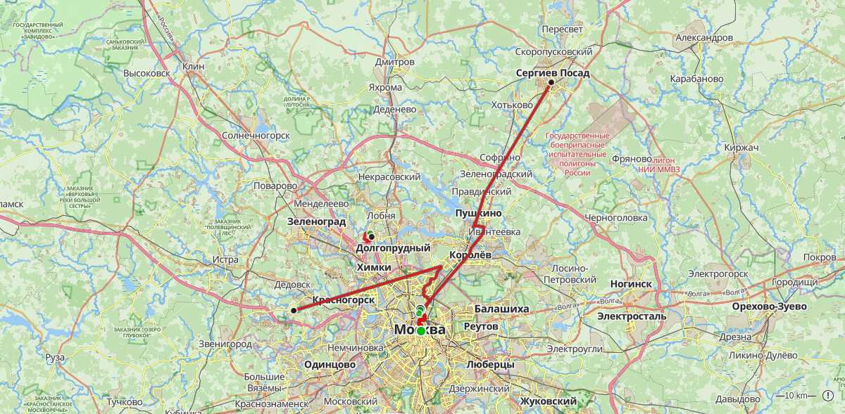 Route map