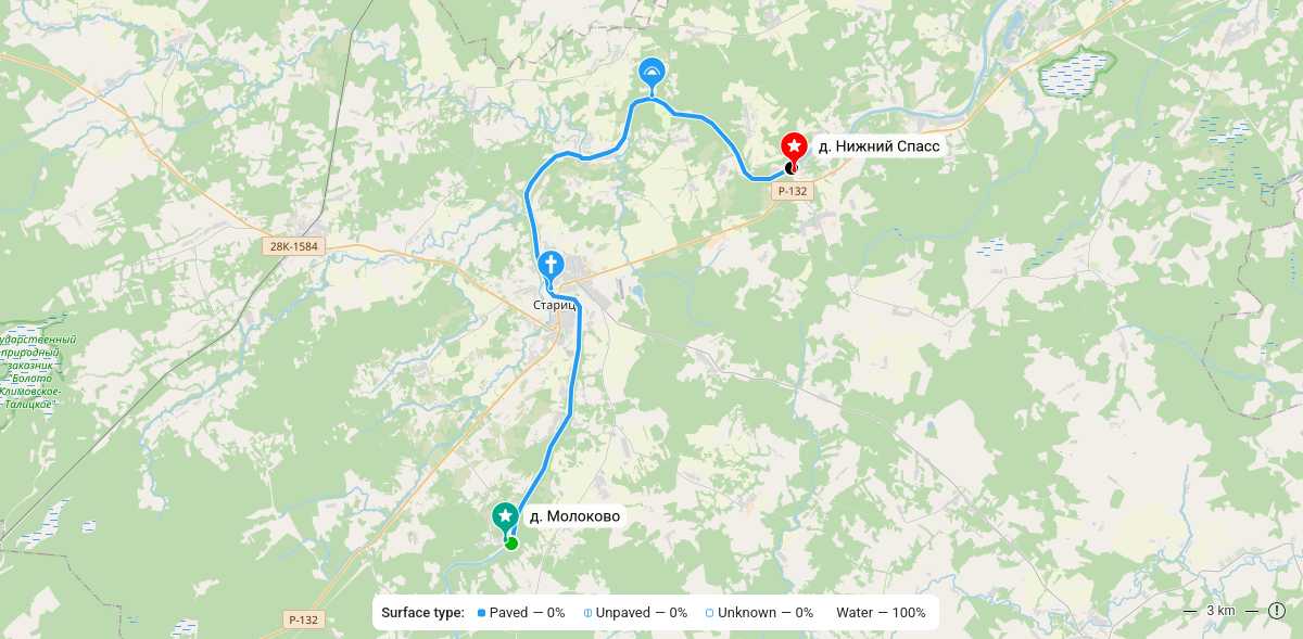 Карта маршрута