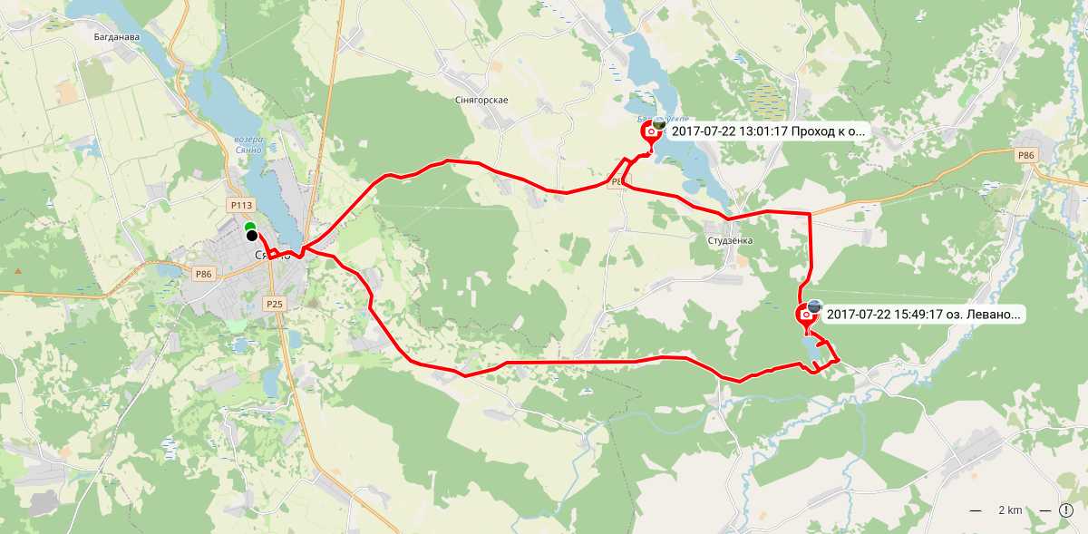 Карта маршрута