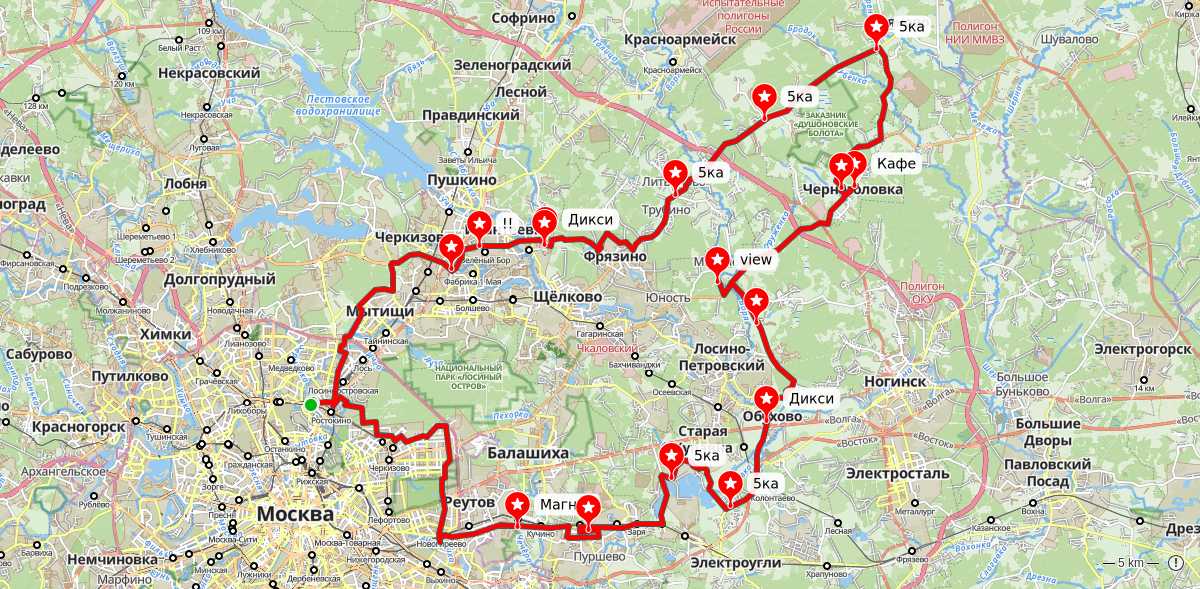 Route map