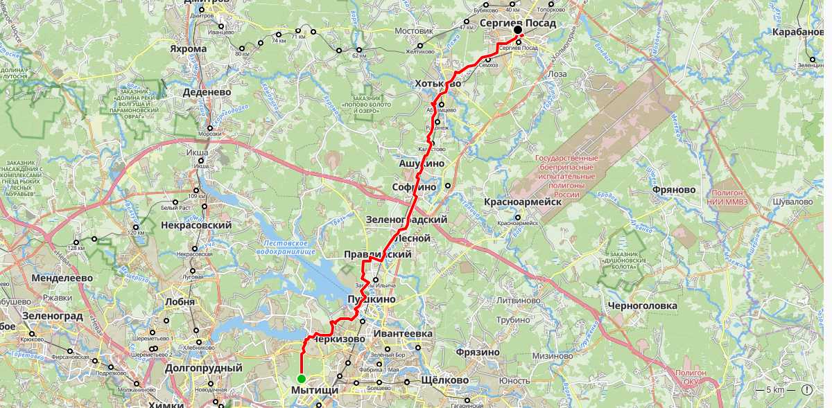 Route map