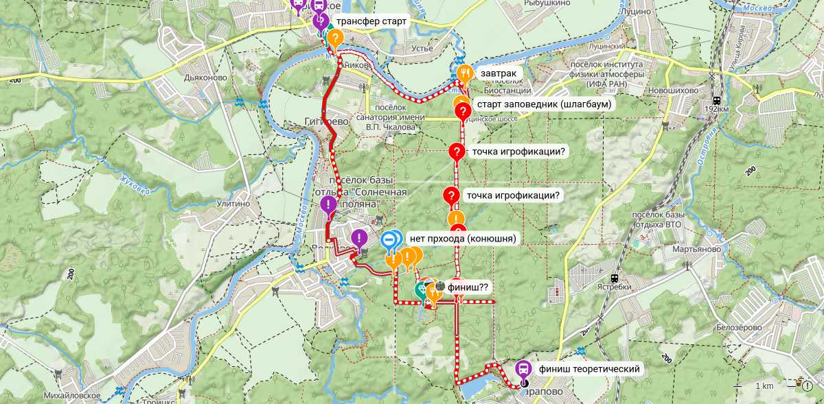Route map