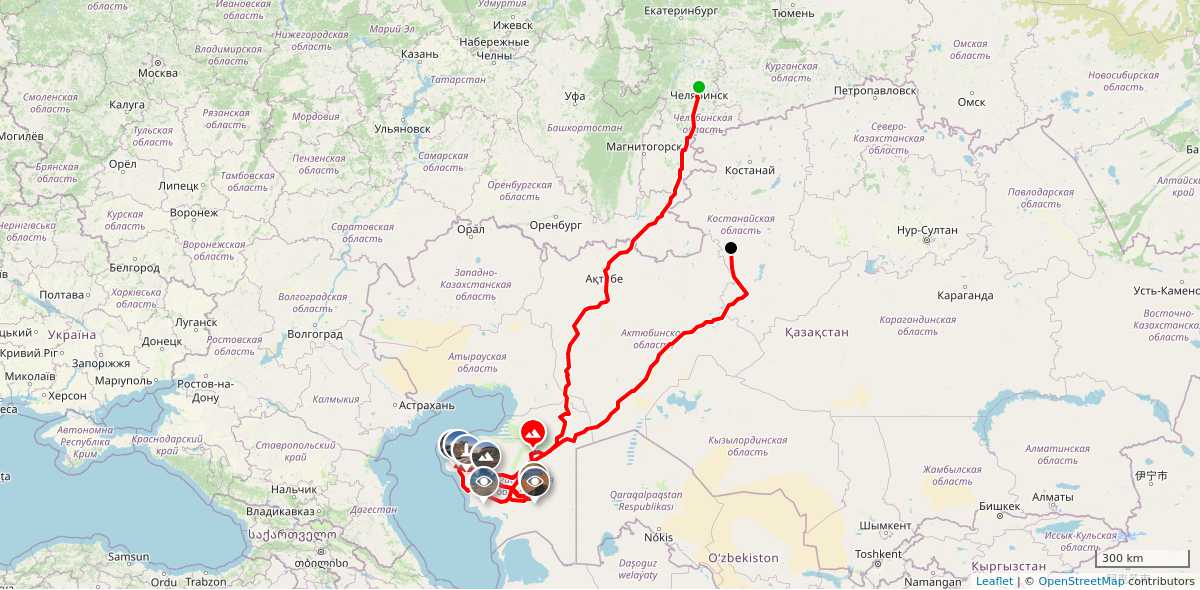 Карта маршрута