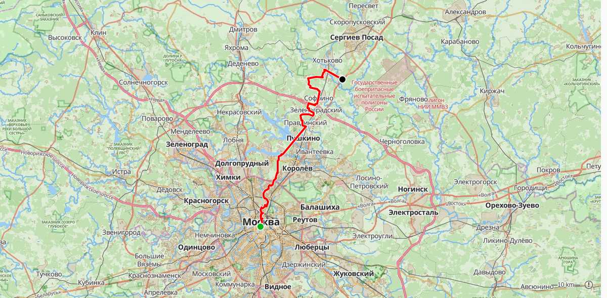 Route map
