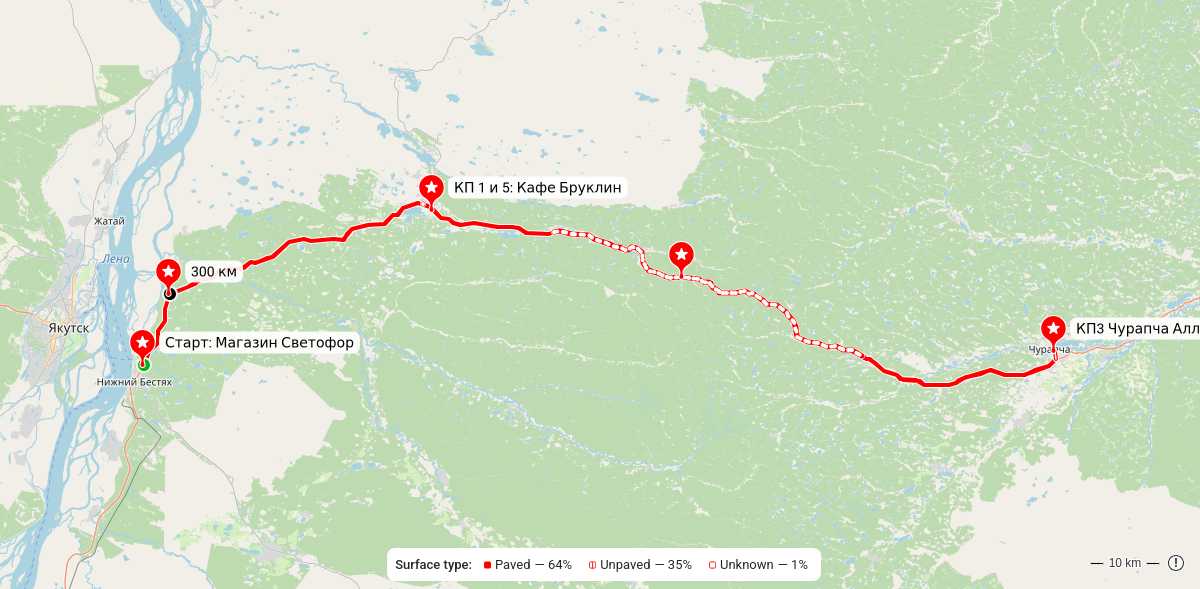 Карта маршрута