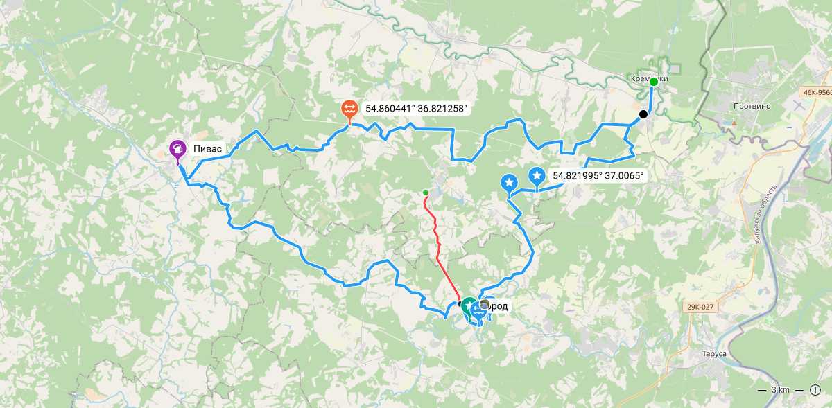 Карта маршрута