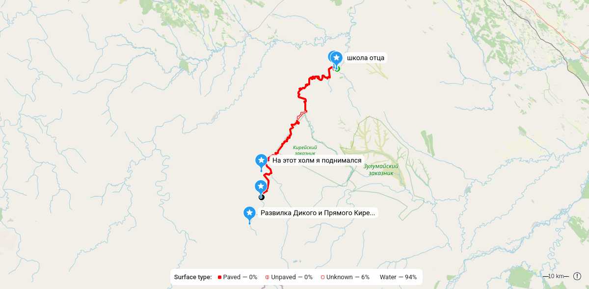Карта маршрута