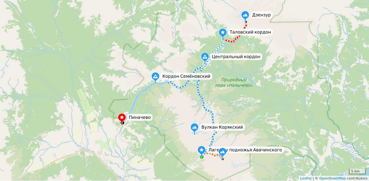 Карта маршрута