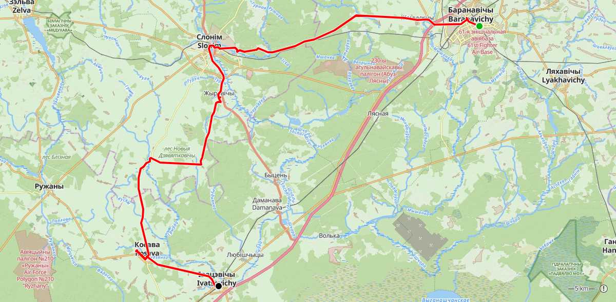 Route map
