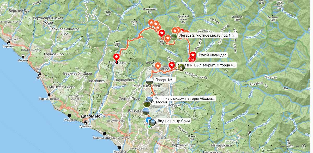 Route map
