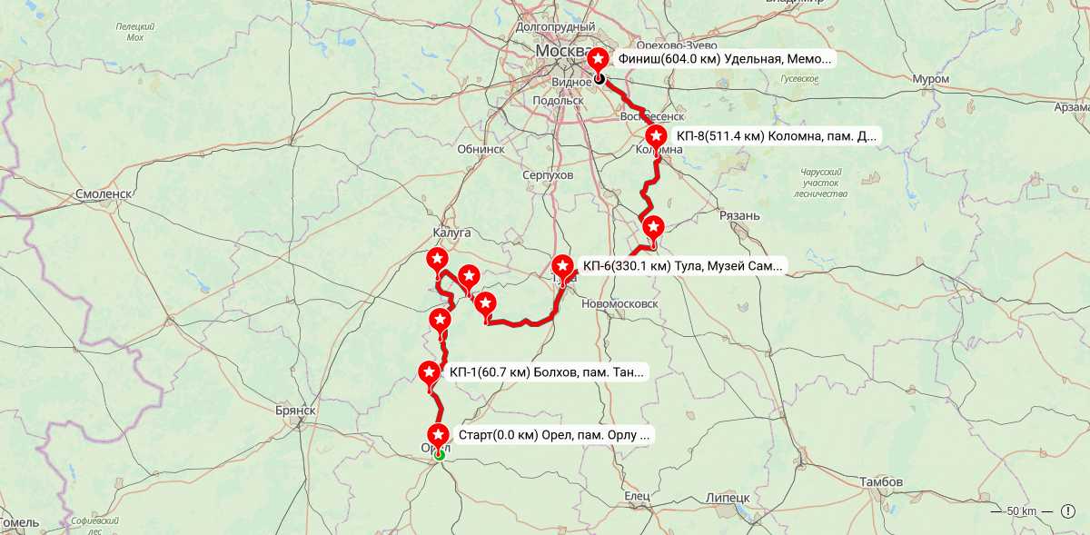 Route map