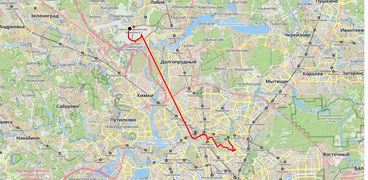 Route map