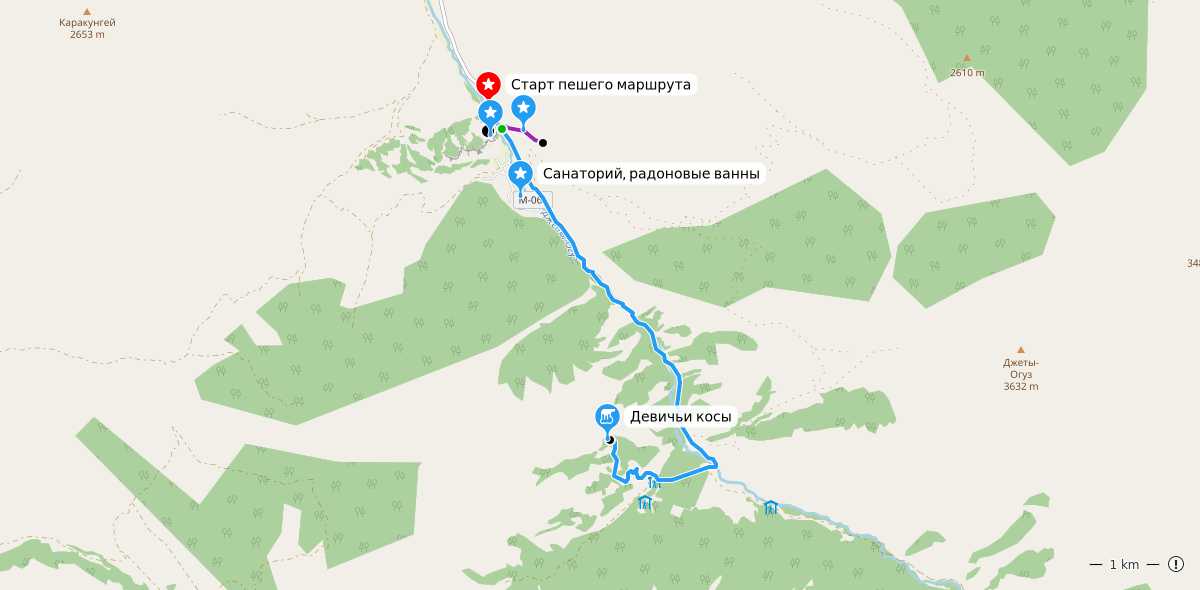 Карта маршрута