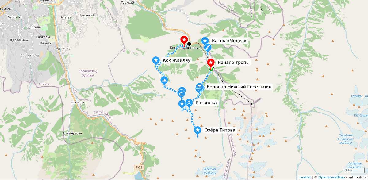 Карта маршрута