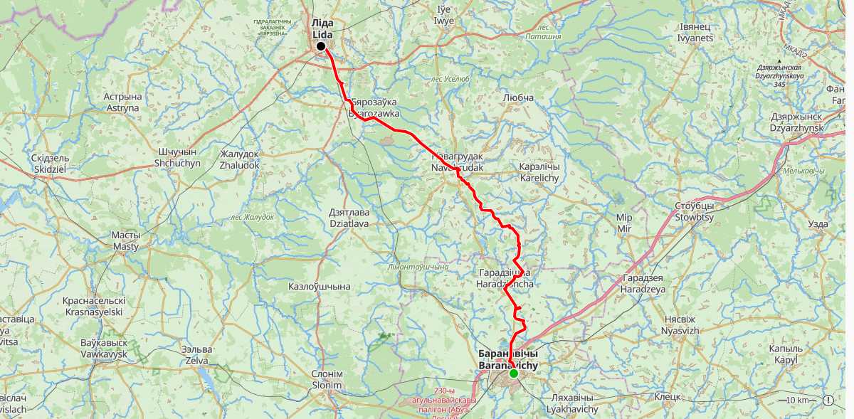 Route map