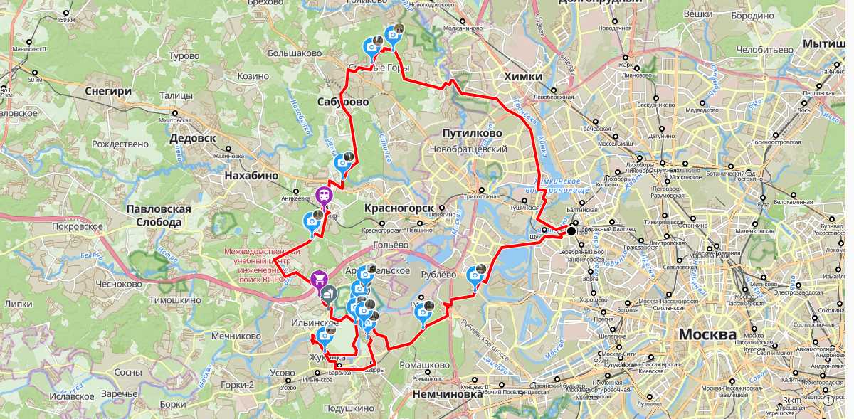 Карта маршрута
