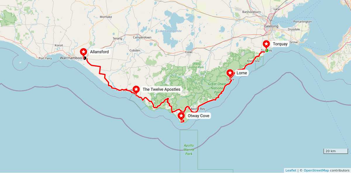 Route map