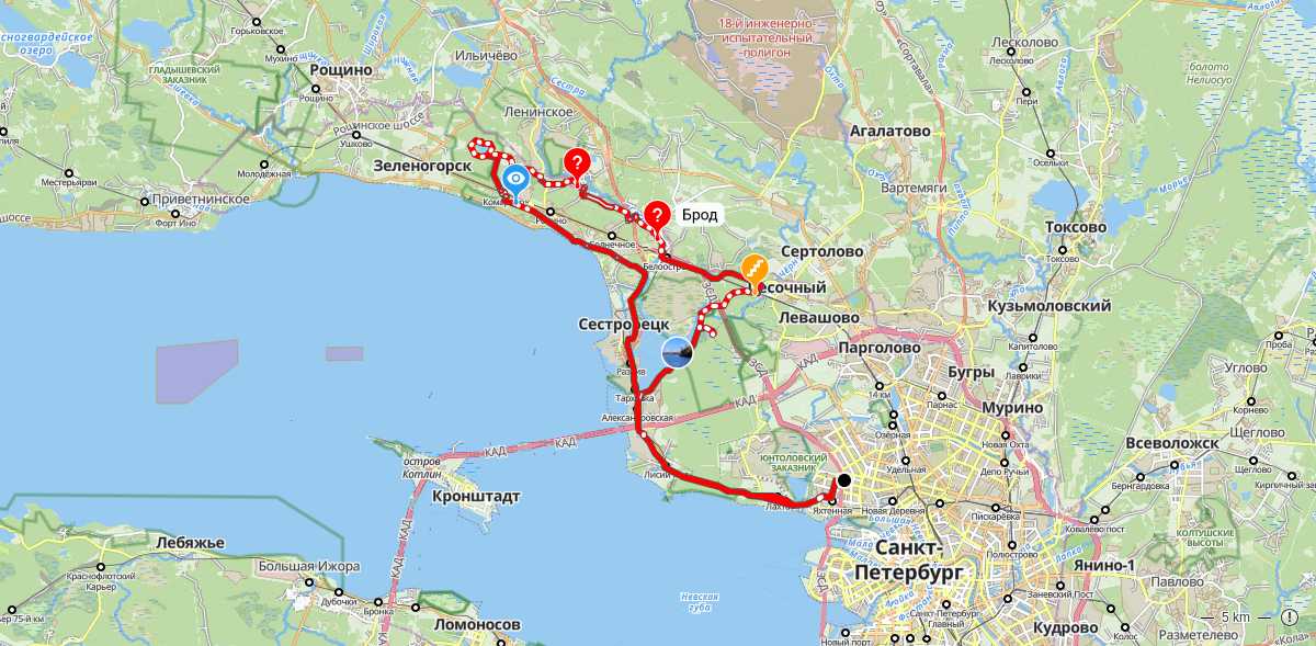 Карта маршрута