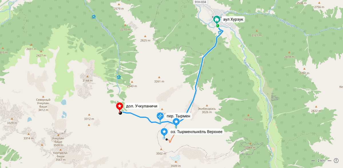 Карта маршрута