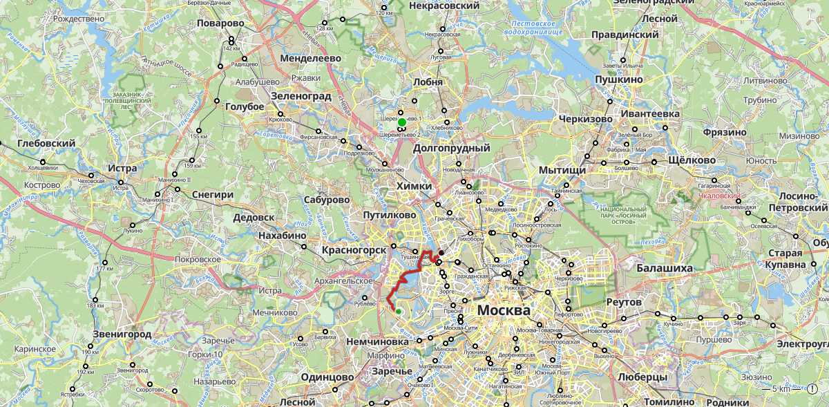 Route map
