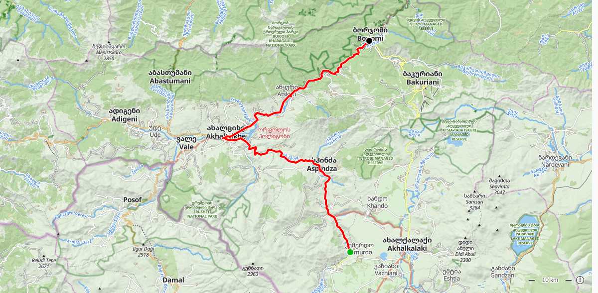 Route map