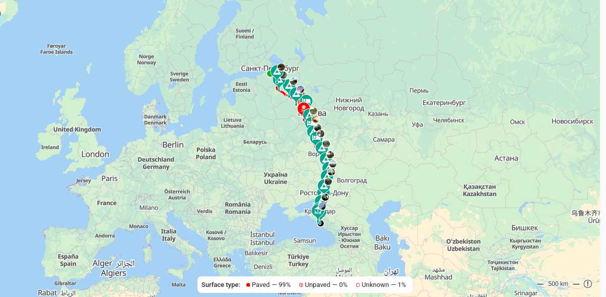 Route map