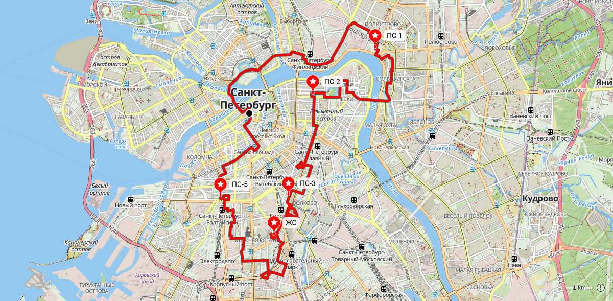 Карта маршрута