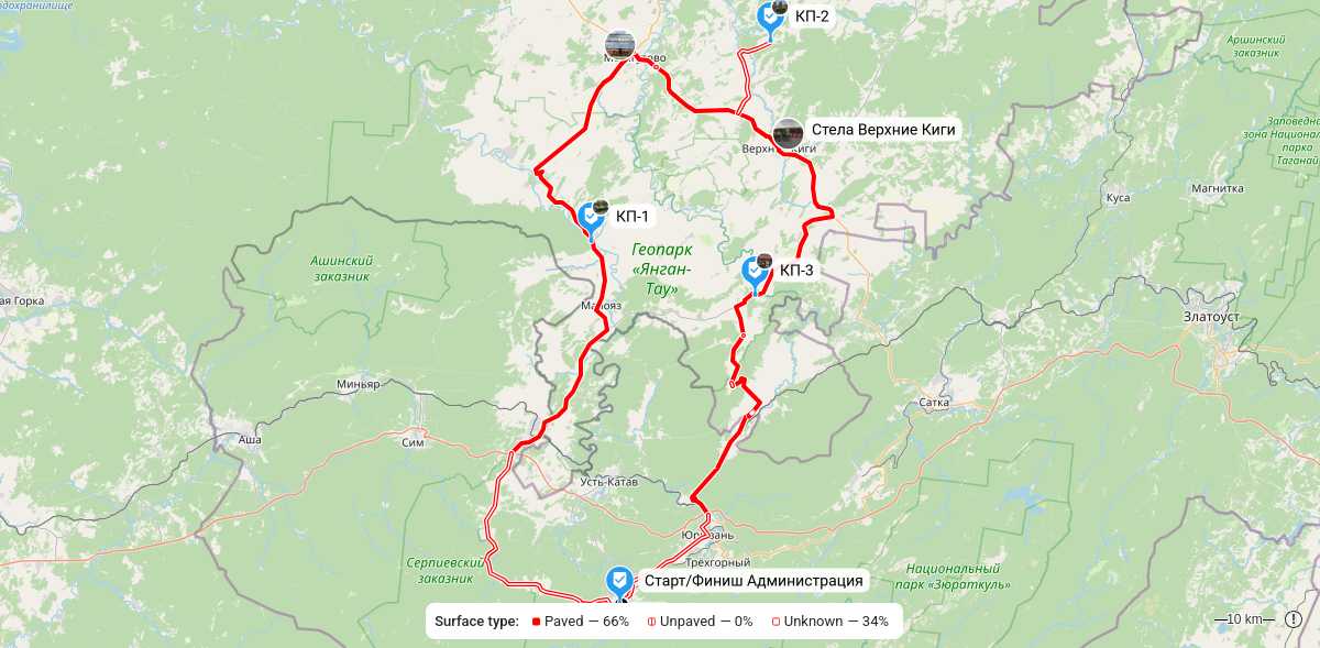 Карта маршрута