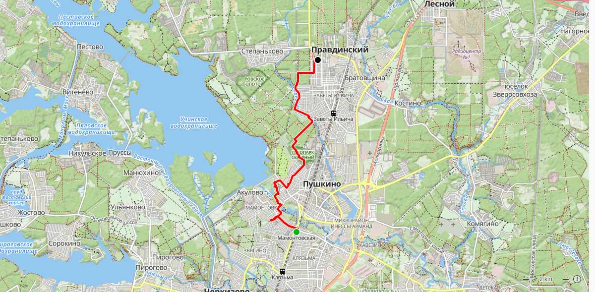 Route map