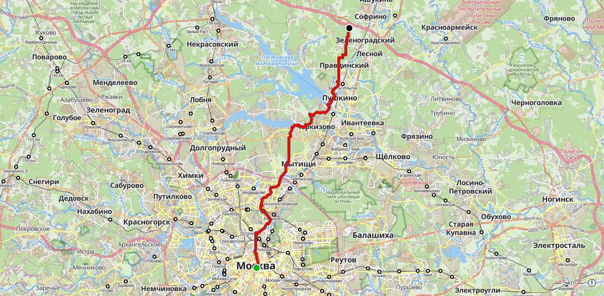 Route map