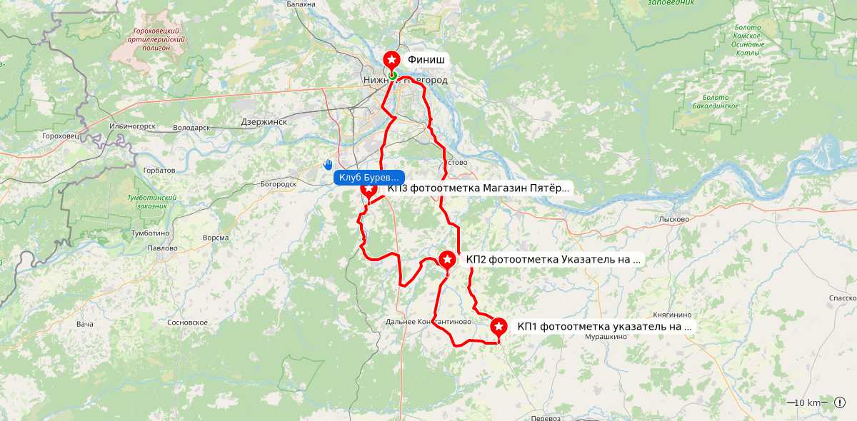 Карта маршрута