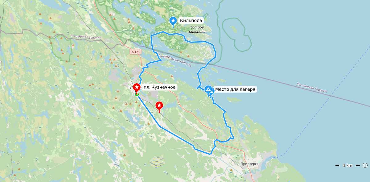 Карта маршрута