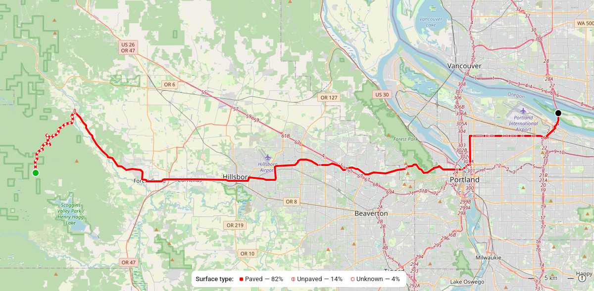 Route map