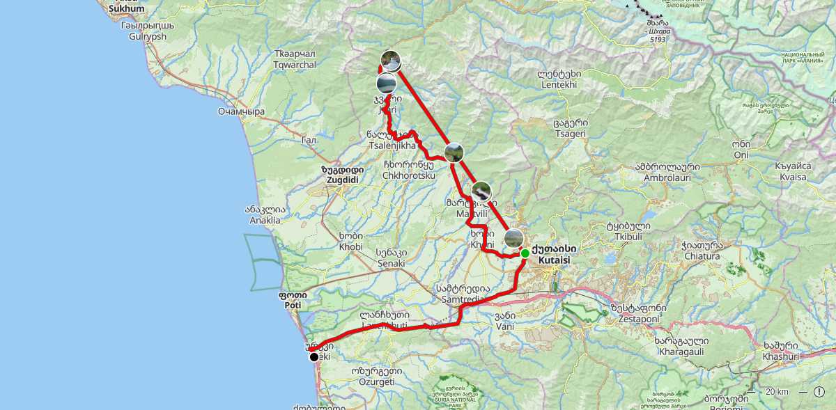 Route map